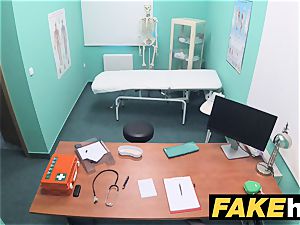 fake hospital toilet room suck off and banging