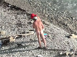 super-cute youthfull teen nudists on the beach